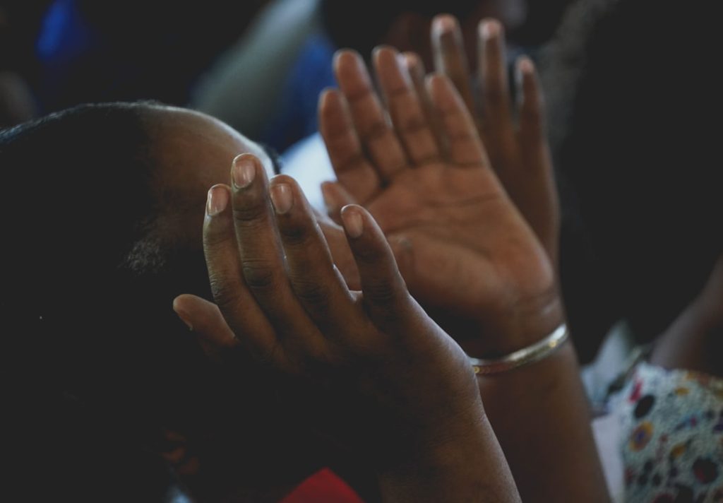 Photo Praying hands