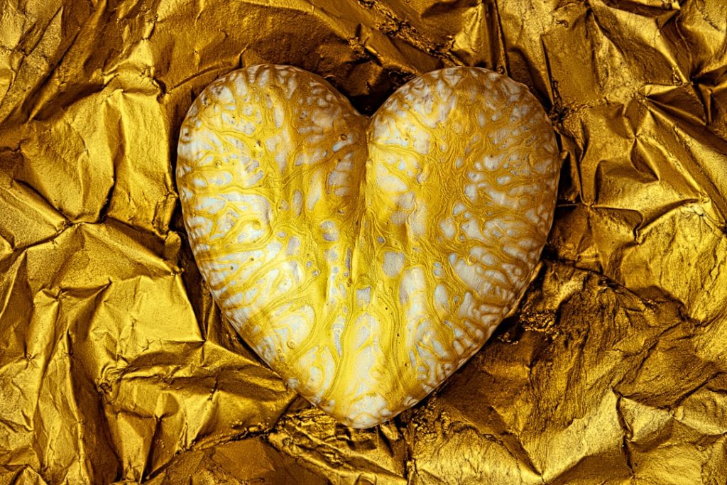 Photo Heart-shaped chocolate